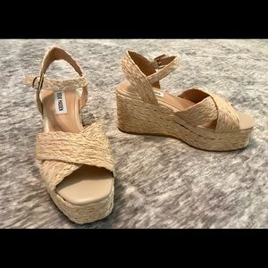 Steve Madden Pam Espadrille Platform Wedge Sandals